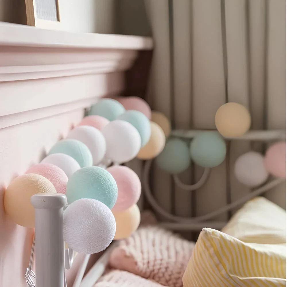 Cotton Ball Garland - Image 10