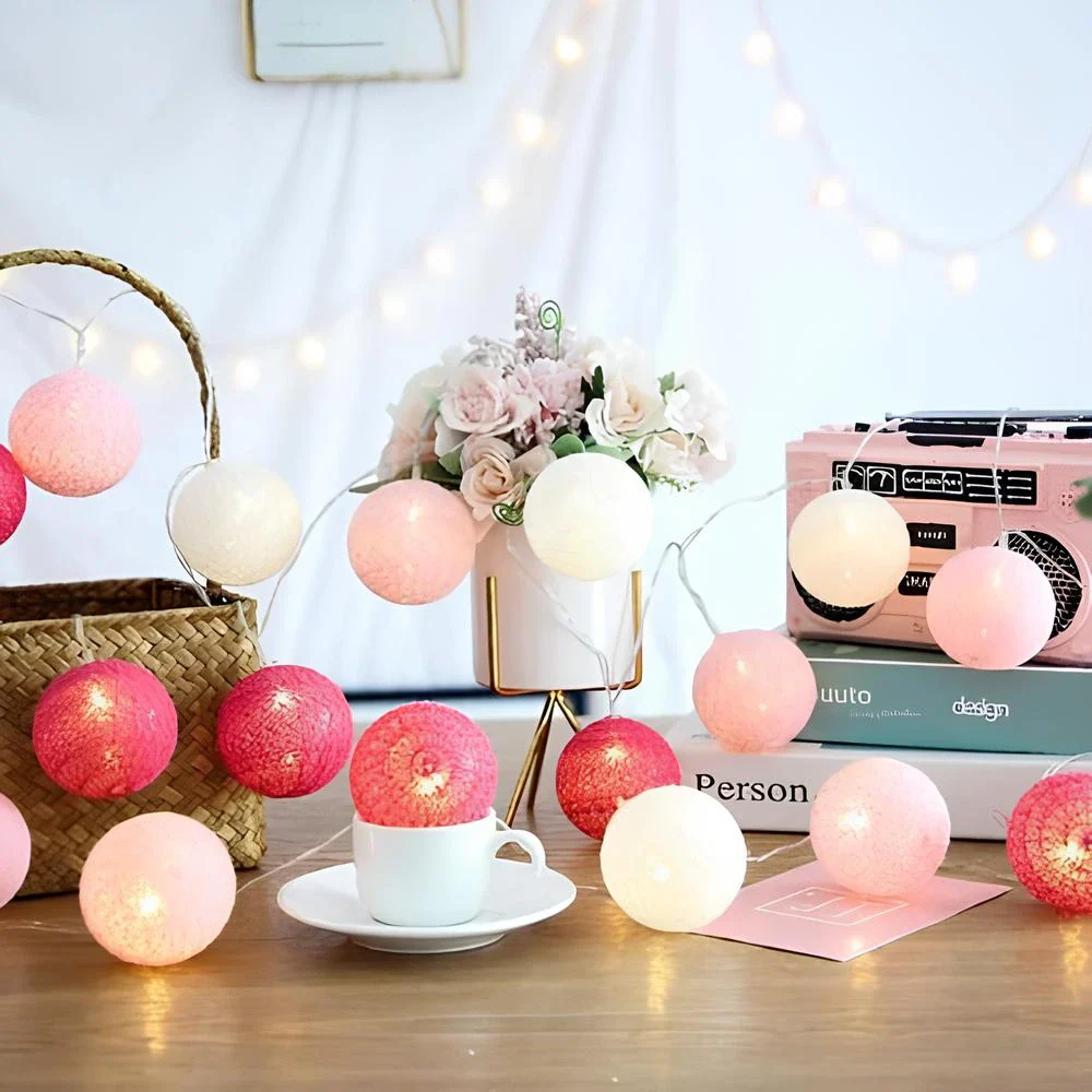 Cotton Ball Garland - Image 15