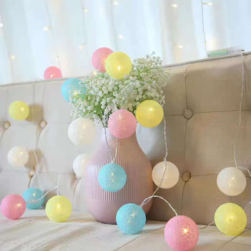 Cotton Ball Garland - Image 16