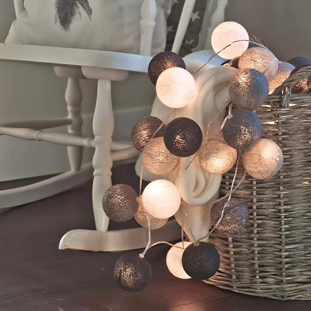 Cotton Ball Garland - Image 18