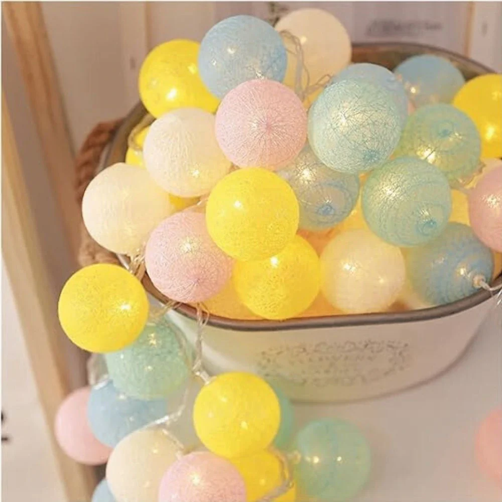 Cotton Ball Garland - Image 29