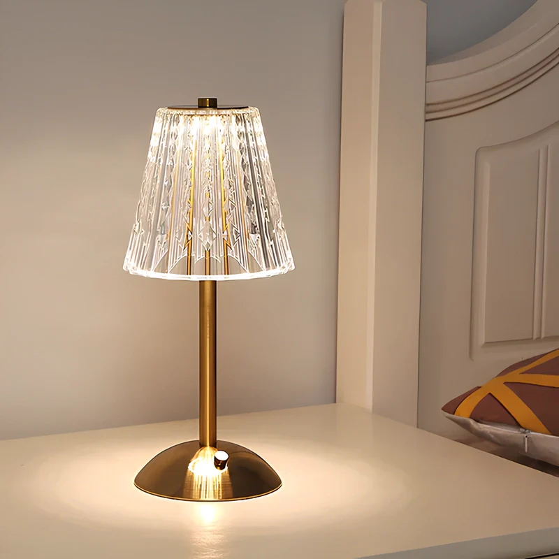 Golden Crystal Table Lamp - Image 11