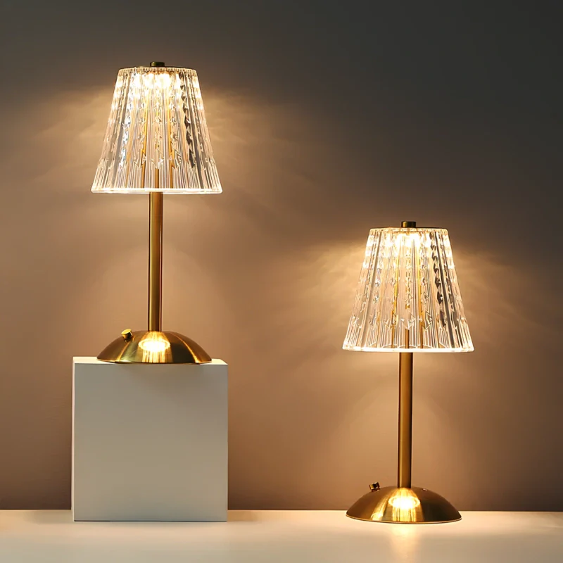 Golden Crystal Table Lamp - Image 12