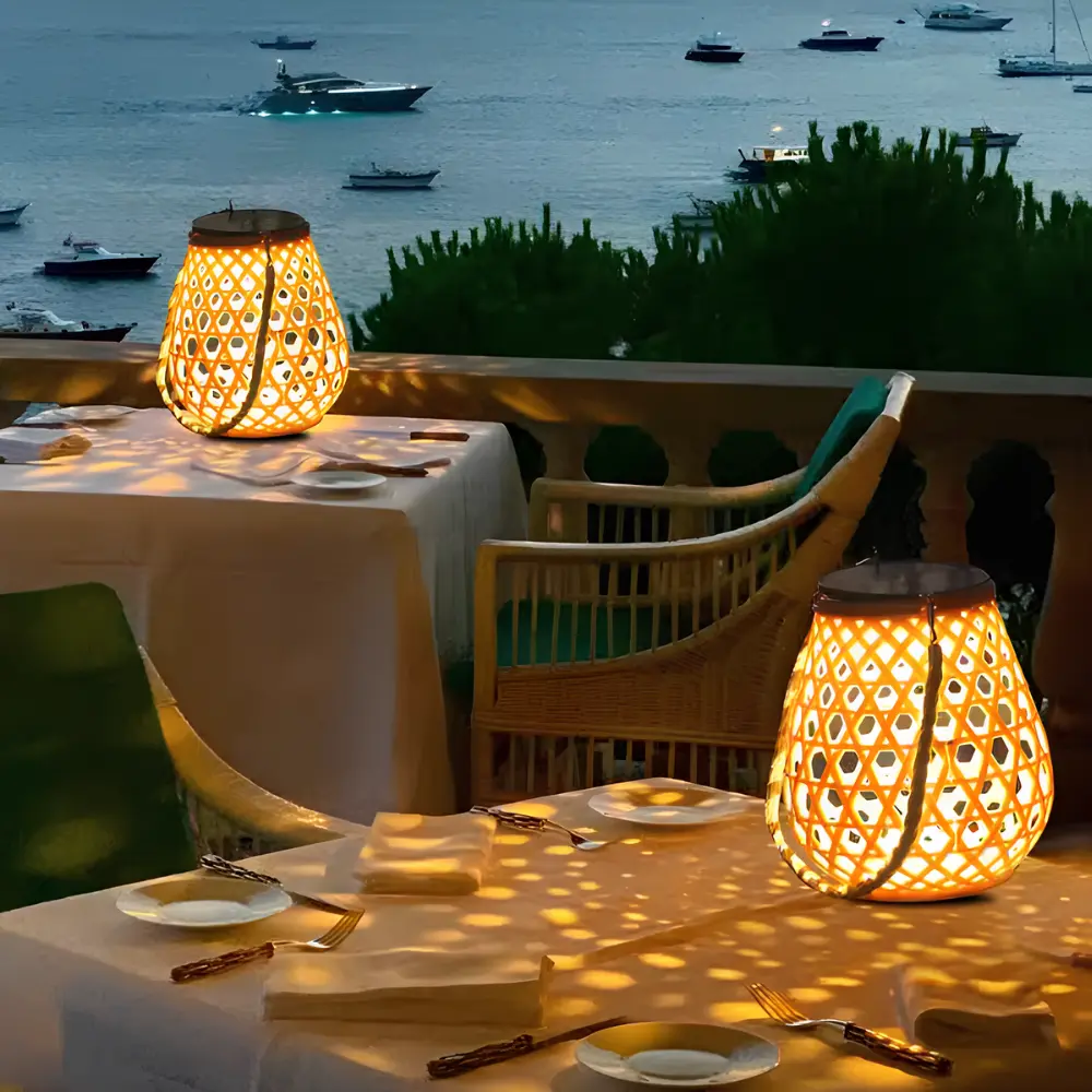 Solara™ Woven Lantern - Image 2